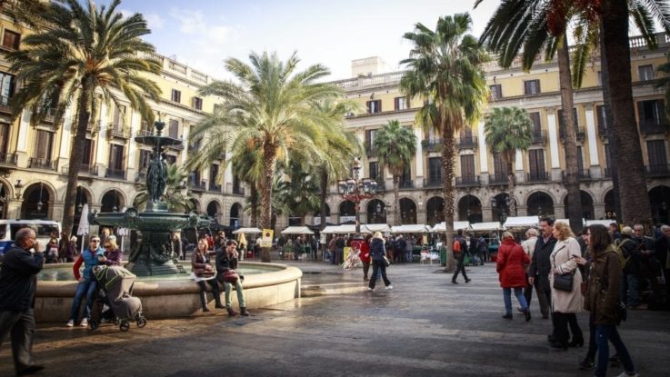 Streets of Barcelona.